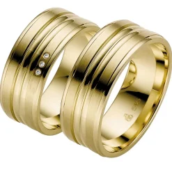 Trauringe Gelbgold 8mm 00875