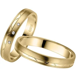 Trauringe Gelbgold 3,5mm 03996