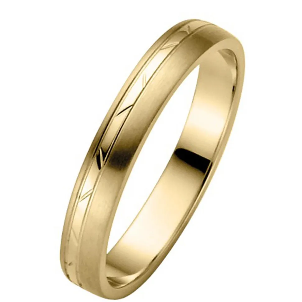 Trauringe Gelbgold 3,5mm 03996