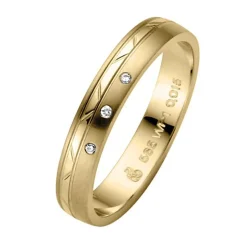 Trauringe Gelbgold 3,5mm 03996