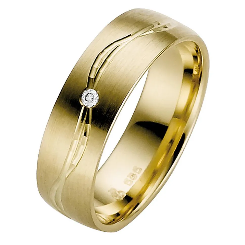 Trauringe Gelbgold 6mm 06267