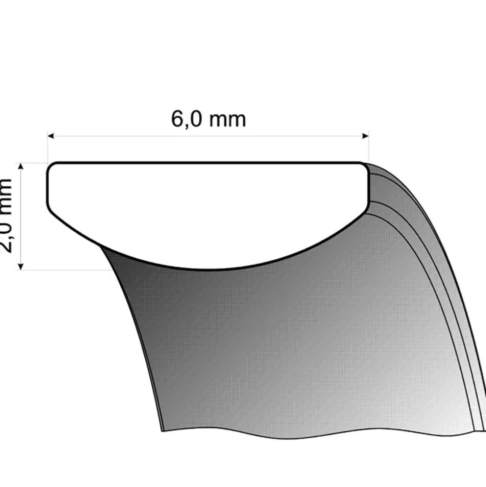 Trauringe Weiß- und Gelbgold 6mm 50692