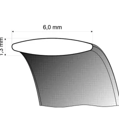 Trauringe Weißgold 6mm 06226-060