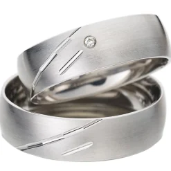 Trauringe Weißgold 6mm 06226-060