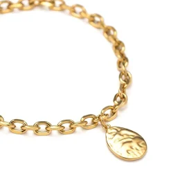 Treasure Bold Drop Armband für Damen, Edelstahl, gold PH-JE-0091