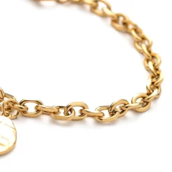 Treasure Bold Drop Armband für Damen, Edelstahl, gold PH-JE-0091