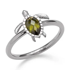 Turtle Ring für Damen aus Edelstahl mit Zirkonia PH-JE-0276