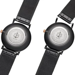 Uhr Black Sunray für Herren aus Edelstahl, schwarz PH-SA-B-BSR-4S