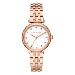 Uhr Diamond Darci für Damen aus Edelstahl, rosé MK4568
