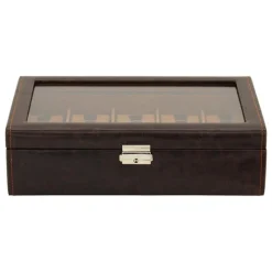 Uhrenbox braun cognac für 10 Uhren 20084-3