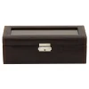 Uhrenbox für 4 Uhren braun cognac 20086-3