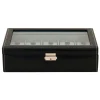 Uhrenbox für 10 Uhren schwarz blau 20084-2