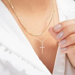 Venezianerkette 1,2 mm aus vergoldetem 925er Silber VC0012-G