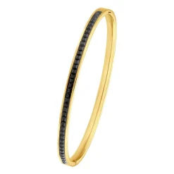 Vergoldeter Edelstahl Armreif für Damen 2037046