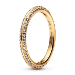 Vergoldeter ME Damenring aus 925er Silber mit Zirkonia 169679C01