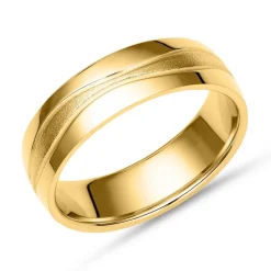 Vergoldeter Vivo Silber Fingerring teilpoliert R8549SL