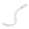 Verlängerungskette für Ketten und Armbänder, Silber SV0022