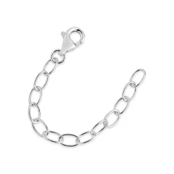 Verlängerungskette für Ketten und Armbänder, Silber SV0022