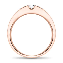 Verlobungsring aus 585er Roségold mit Diamanten VR0513-14KRSL