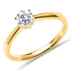 Verlobungsring aus 18K Gold mit lab-grown Brillant VR0385-LSL