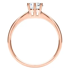 Verlobungsring aus 18K Roségold mit lab-grown Brillant VR0386-LSL