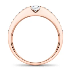 Verlobungsring aus 14K Roségold mit Diamanten VR0515-14KRSL
