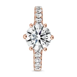 Verlobungsring aus Roségold mit lab grown Diamanten BDR0018LG-RSL