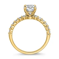 Verlobungsring mit Diamanten aus Gelbgold BDR0027-GSL