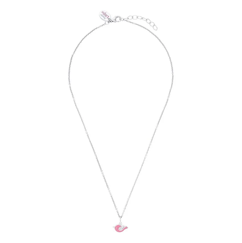 Vogel Kette für Mädchen aus 925er Silber, Zirkonia 2037820