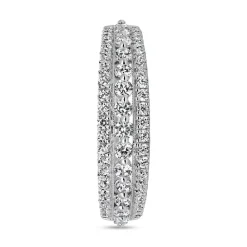 Weißgold oder Platin Ring mit lab grown Diamanten BDR0070LG-WSL