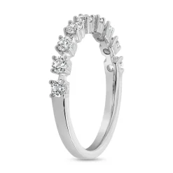 Weißgold oder Platin Ring mit Diamanten für Damen BDR0086-WSL