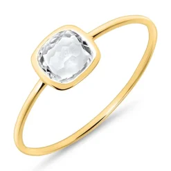 Weißtopas Ring für Damen aus 585er Gold DR0474