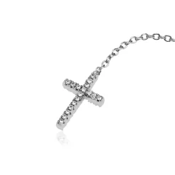 Y-Kette Sterlingsilber Kreuz Zirkonia SN0354