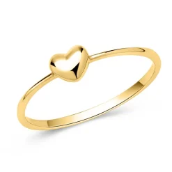 Zierlicher 333er Goldring mit Herzform GR0138